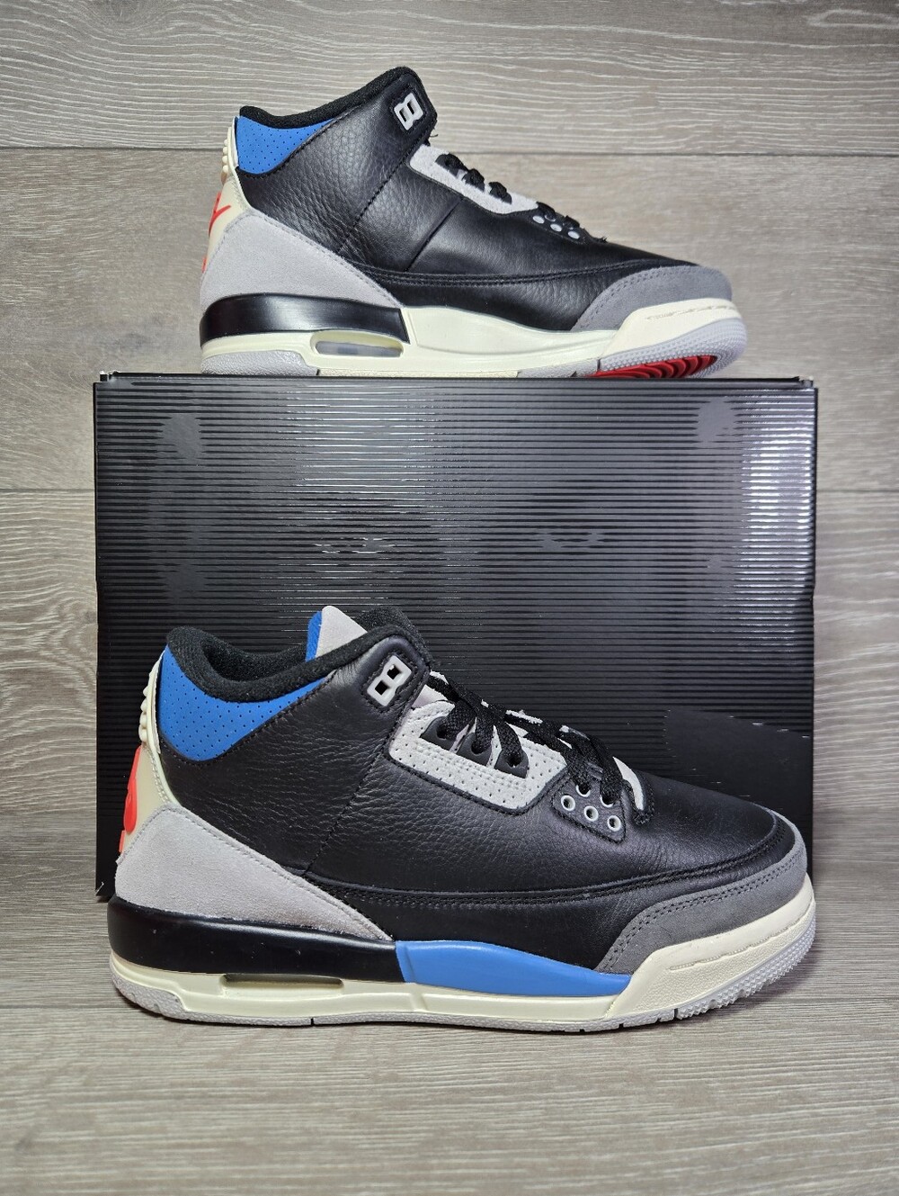 Nike Air Jordan 3 Retro OG GS Rare Air Sneakers Black Grey SELECT SIZE